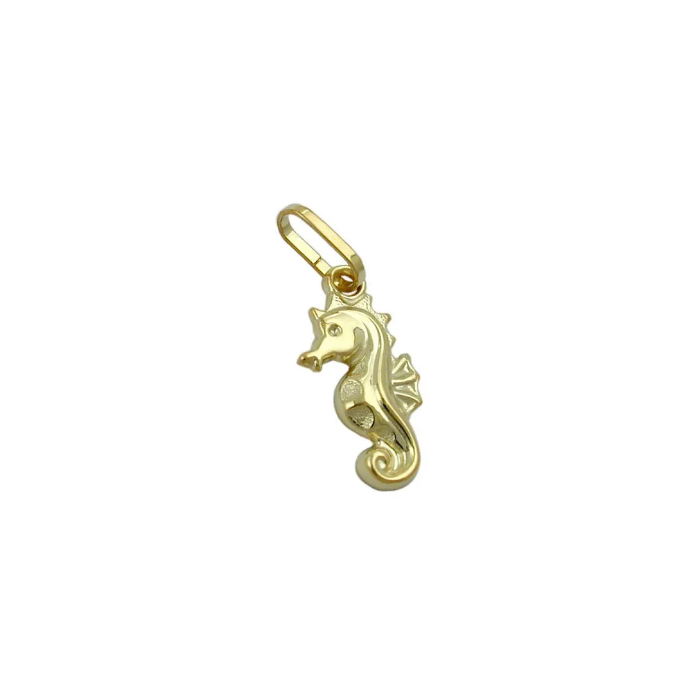 Anhänger Seepferdchen Gold 375