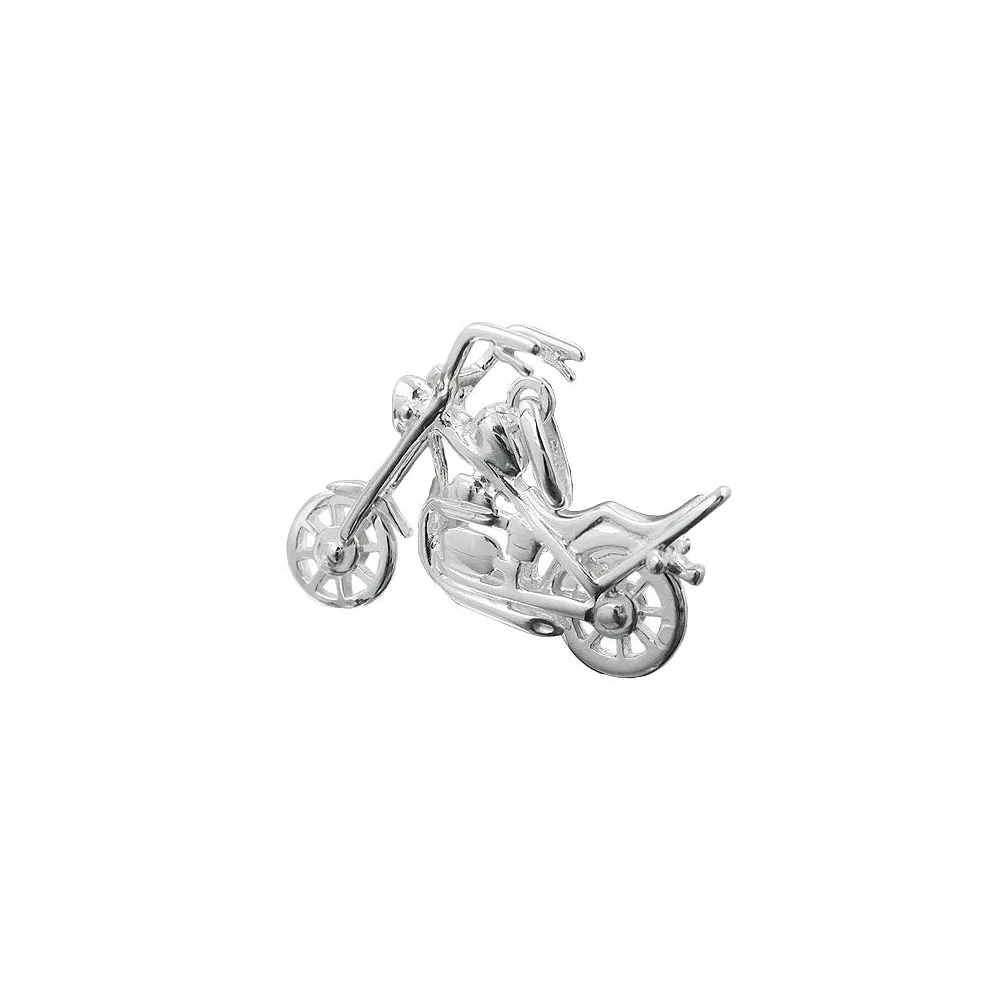Anhänger Shopper Motorrad Silber 925
