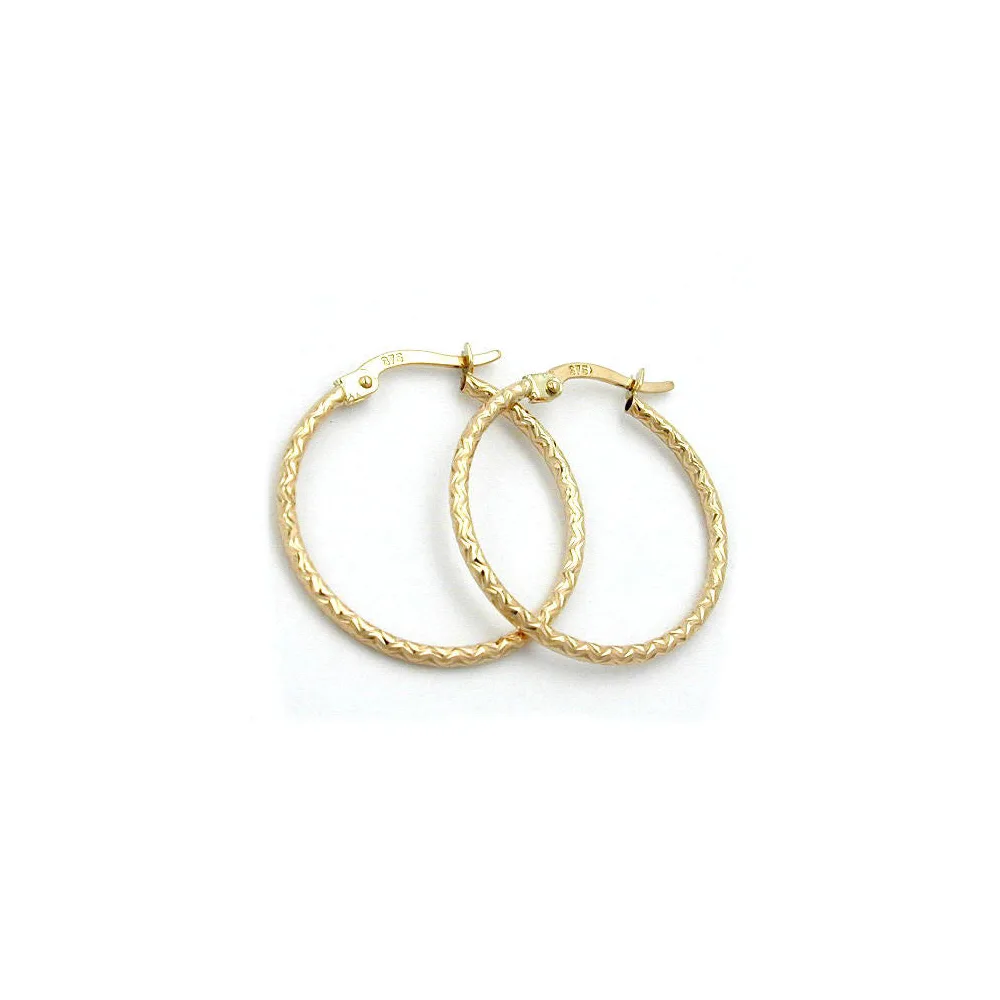 Creolen diamantiert Gold 375