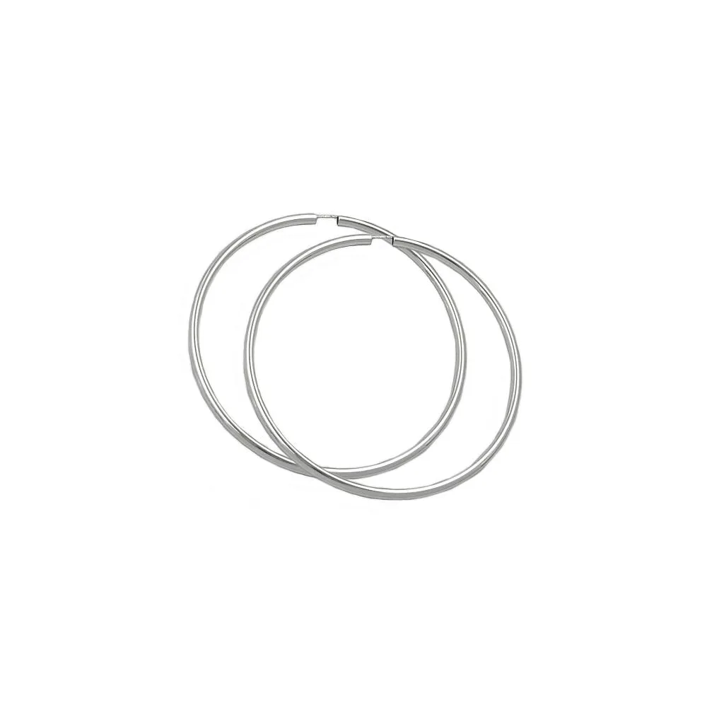 Creolen 70mm glänzend Silber 925