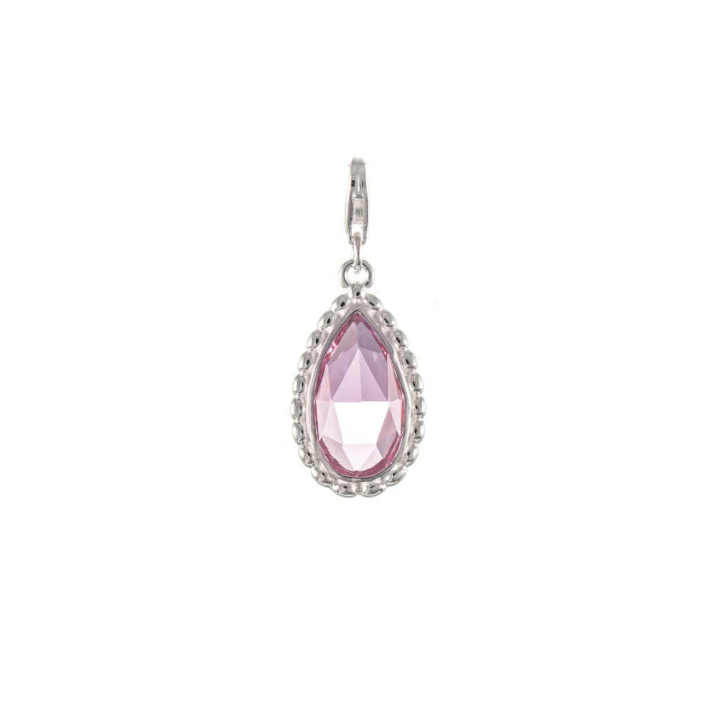 Wechselstein für Collier Signature 925 Silber rosa