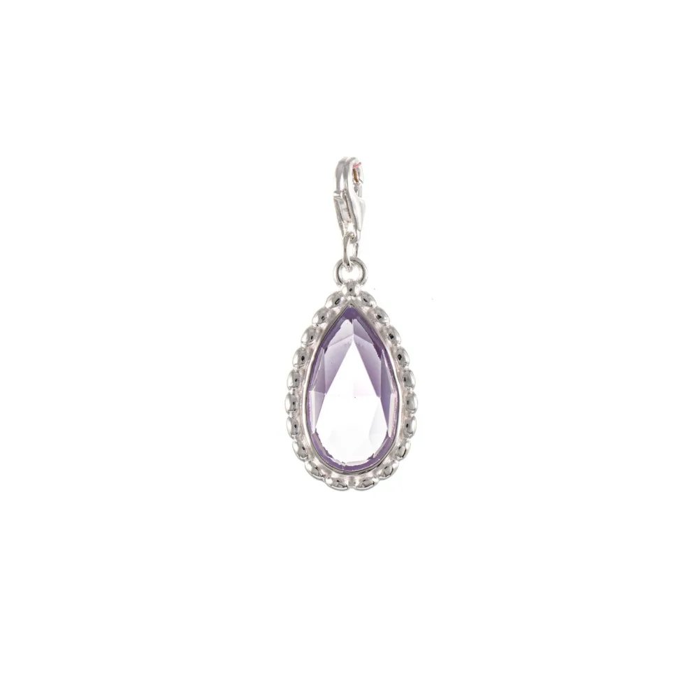 Wechselstein für Collier Signature 925 Silber flieder