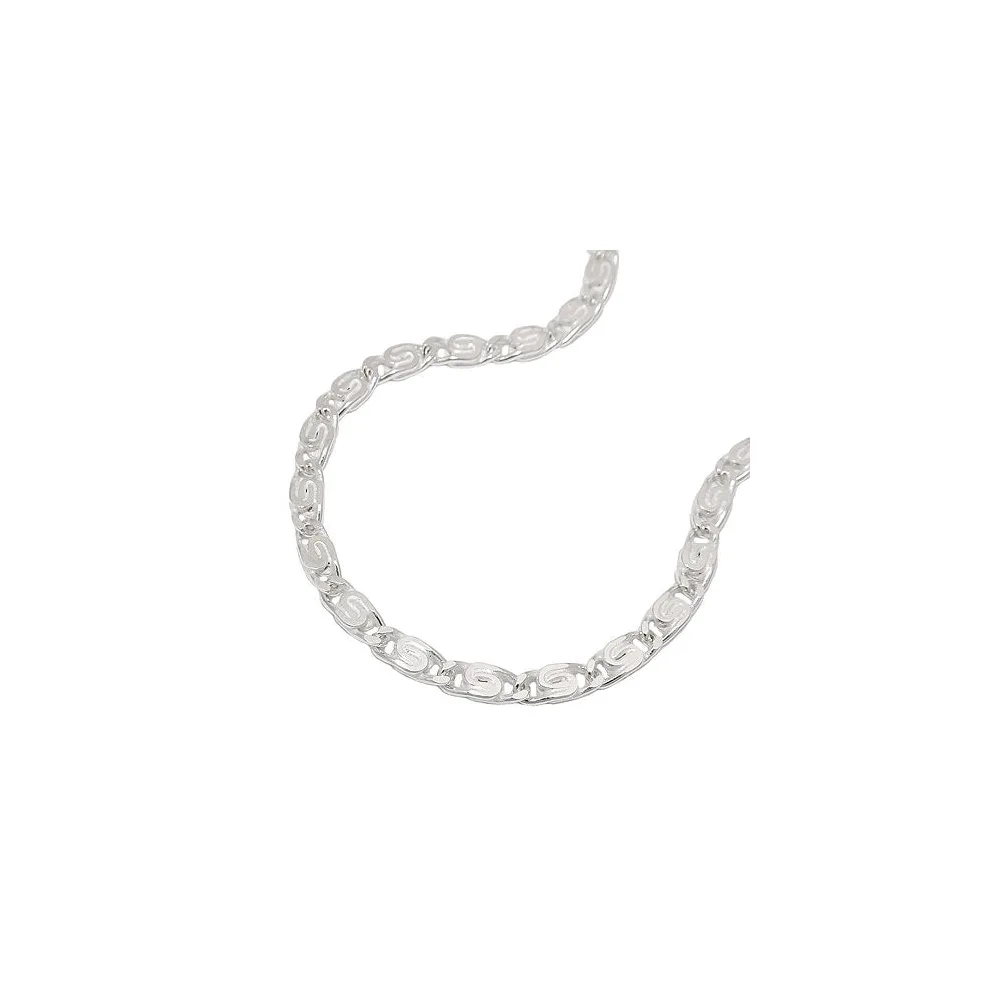 Kette S-Panzer diamantiert Silber 925-50