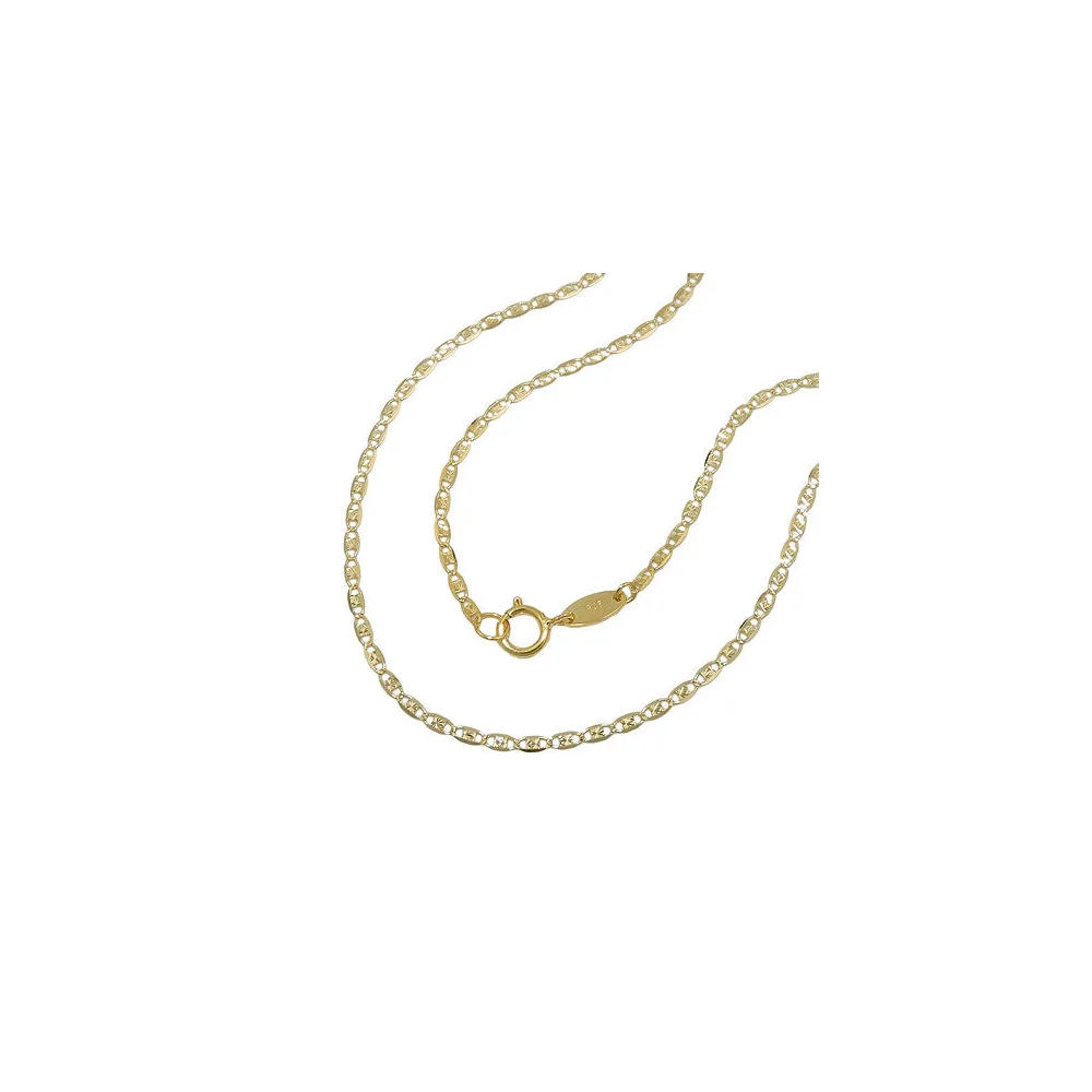 Kette Collier Fantasiekette Gold 375 45cm-45