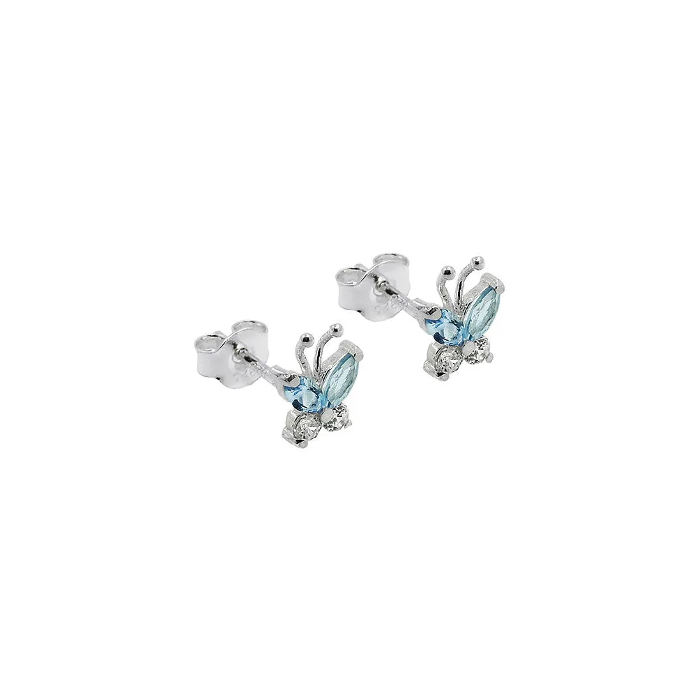 Ohrstecker Schmetterling Silber 925