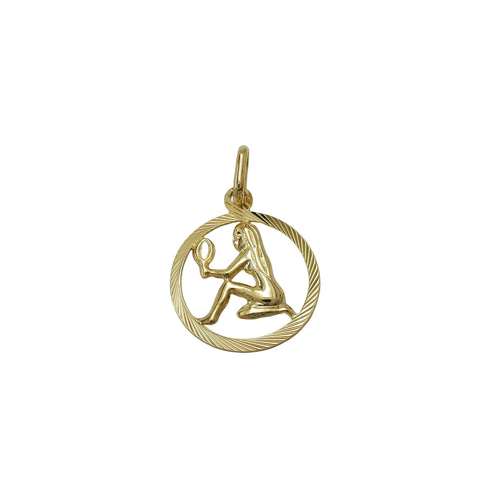 Anhänger Sternzeichen Jungfrau Gold 375