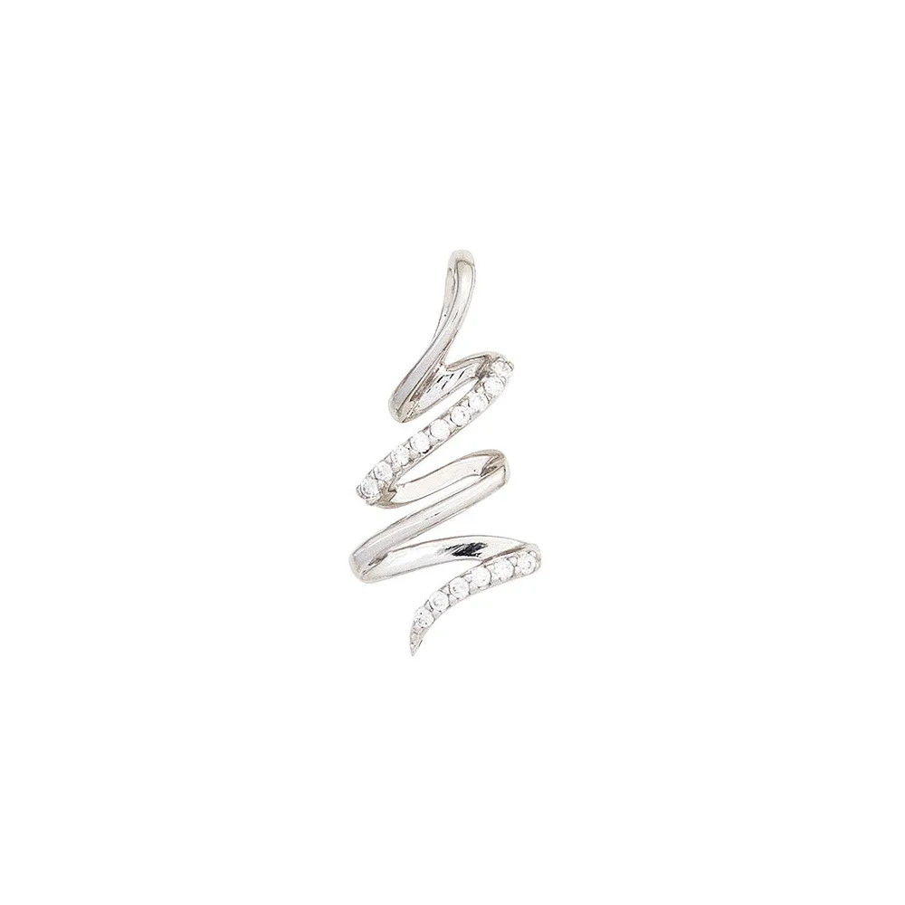 Anhänger 925 Sterling Silber rhodiniert mit Zirkonia