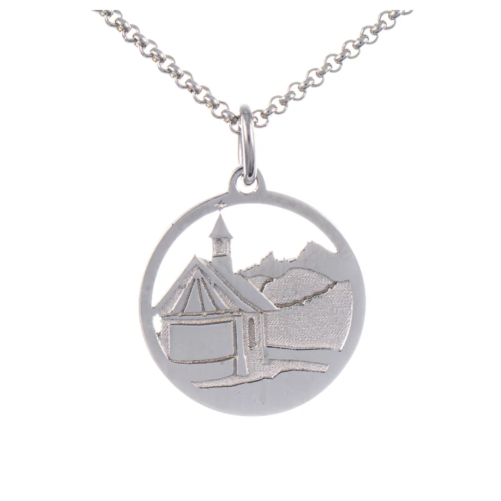 Anhänger Kirchleitnkapelle 925 Silber mit Kette 45cm