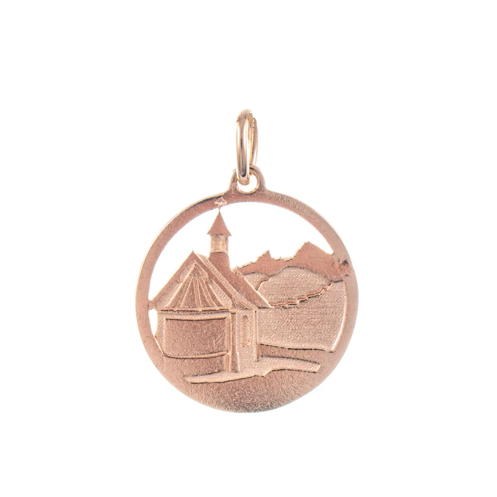 Anhänger Kirchleitnkapelle 925 Silber rosé vergoldet