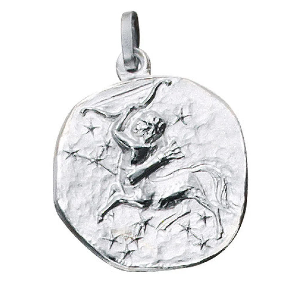 Anhänger Sternzeichen Schütze 925 Sterling Silber matt Sternzeichenanhänger