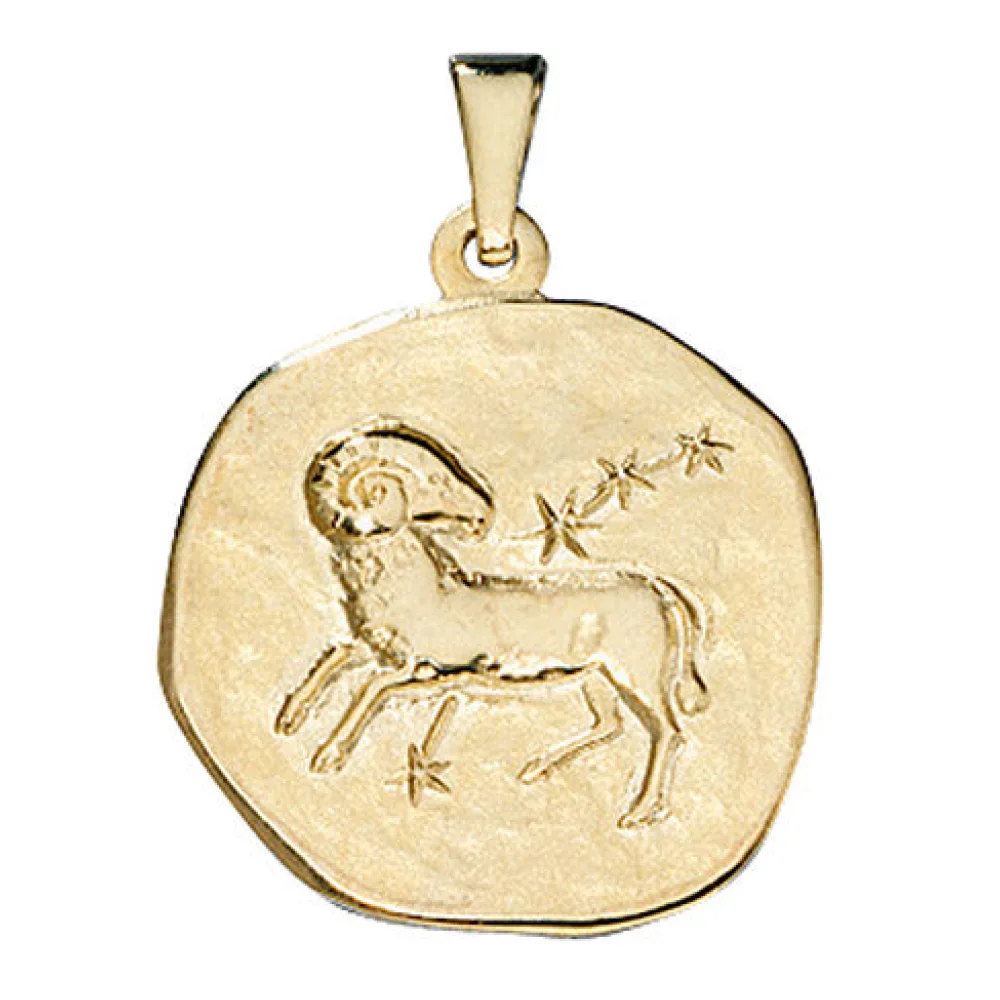 Anhänger Sternzeichen Widder 333 Gold Gelbgold Sternzeichenanhänger