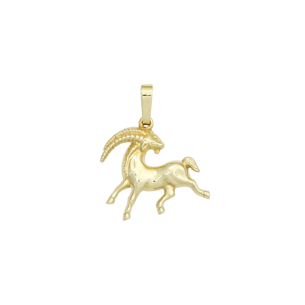 Anhänger Sternzeichen Steinbock 333 Gold Gelbgold Sternzeichenanhänger