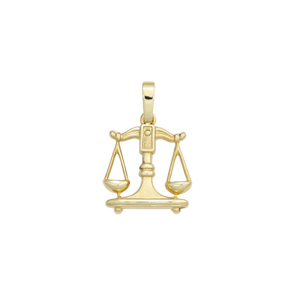 Anhänger Sternzeichen Waage 333 Gold Gelbgold Sternzeichenanhänger