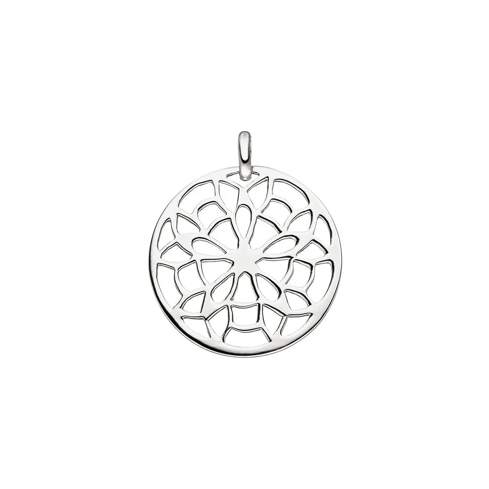 Anhänger rund 925 Sterling Silber Silberanhänger