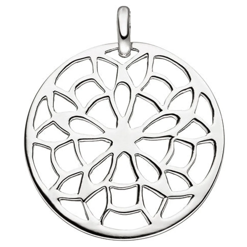Anhänger rund 925 Sterling Silber Silberanhänger