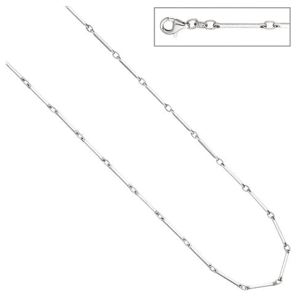 Collier Halskette 925 Sterling Silber 42 cm Kette Silberkette