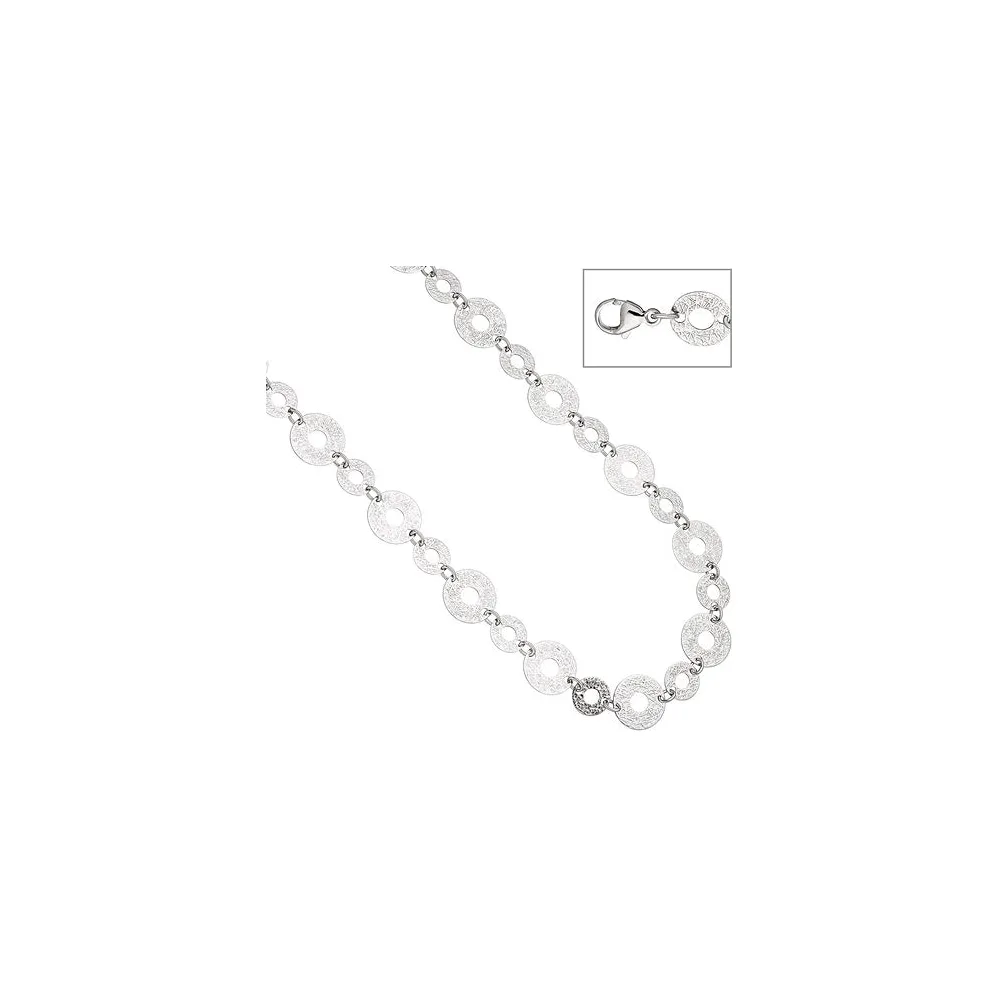 Collier Halskette 925 Sterling Silber 60 cm Kette Silberkette