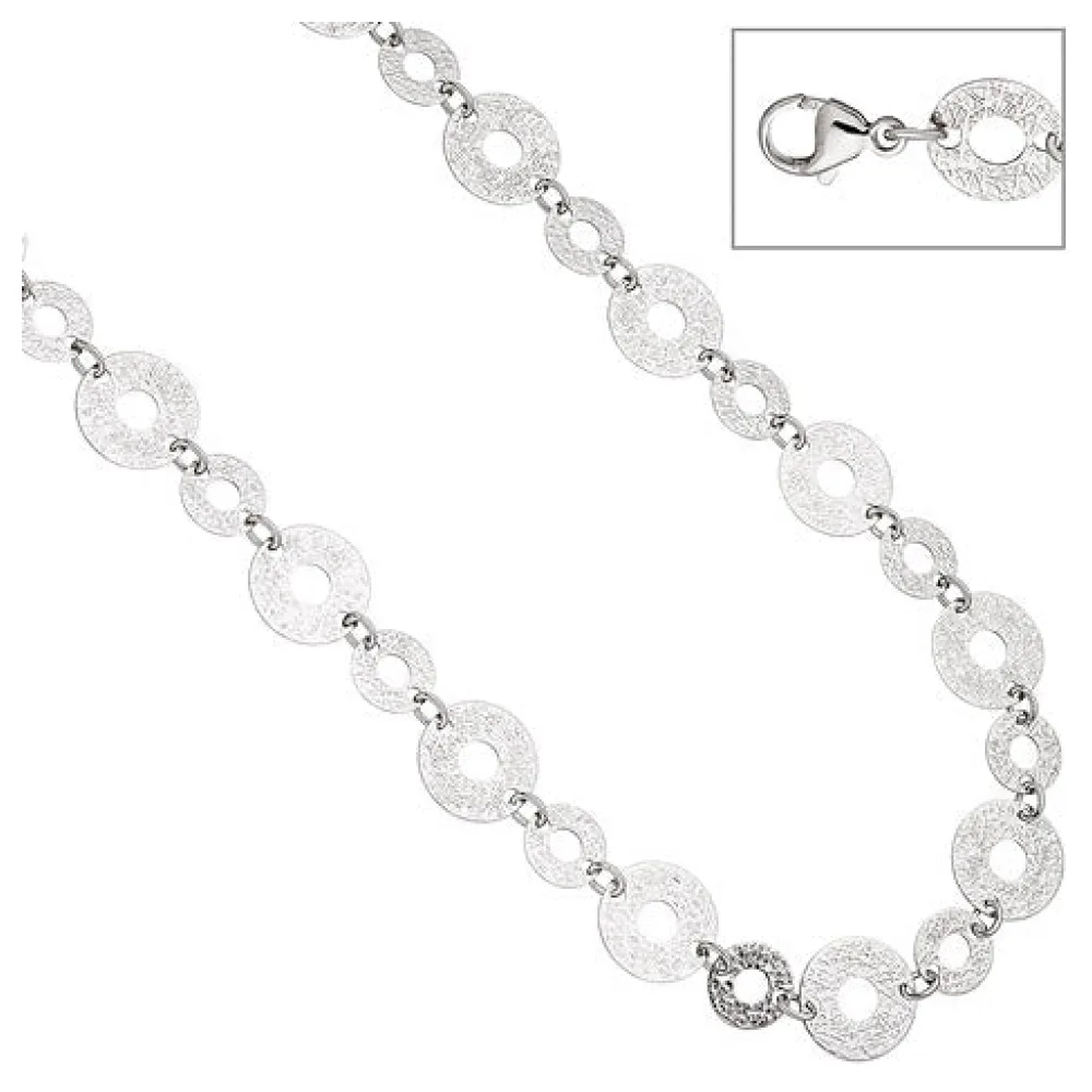 Collier Halskette 925 Sterling Silber 60 cm Kette Silberkette