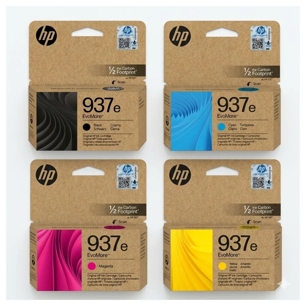 Original HP 4S6W9NE / 937E Druckkopfpatrone Multipack