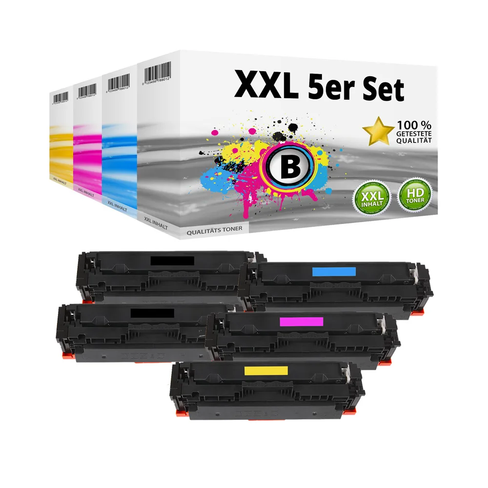 Multipack Kompatibel zu HP W2030X / 415X enthält 5x Tonerkartusche
