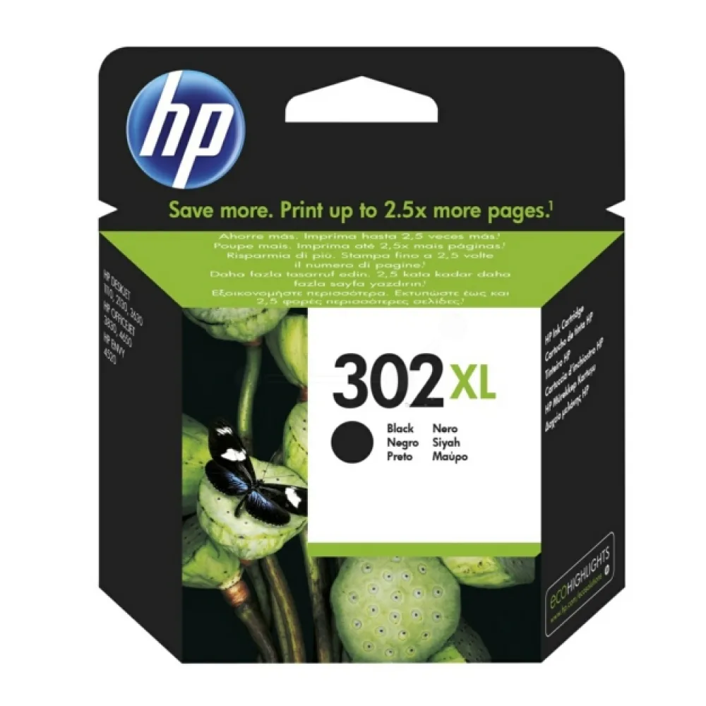 Original HP F6U68AE / 302XL Druckkopfpatrone schwarz