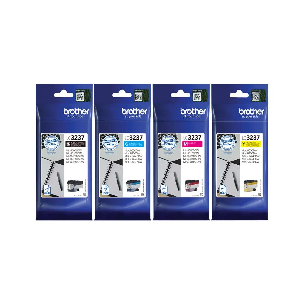 Original Brother LC3237 Tintenpatrone Multipack