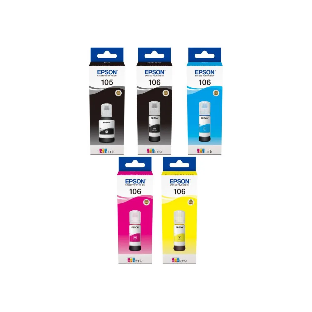 Original Epson 105 + 106 Tintenpatrone Multipack