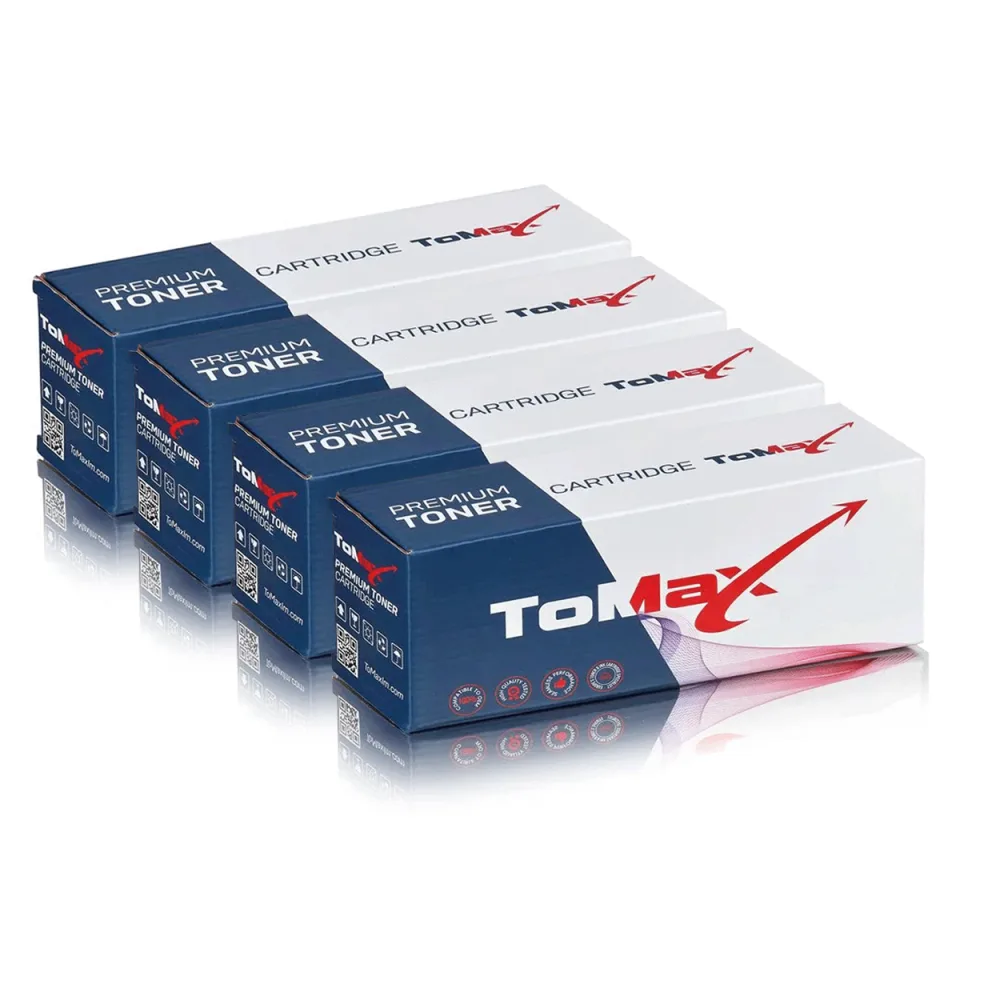 ToMax Premium Multipack ersetzt Canon 0481C002 / C-EXV51BK enthält 4x Tonerkartusche