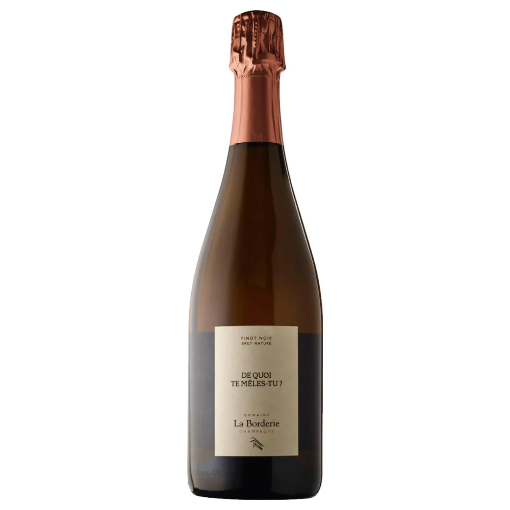 Champagne Domaine la Borderie De Quoi Te Meles Tu Blanc de Noirs Extra Brut