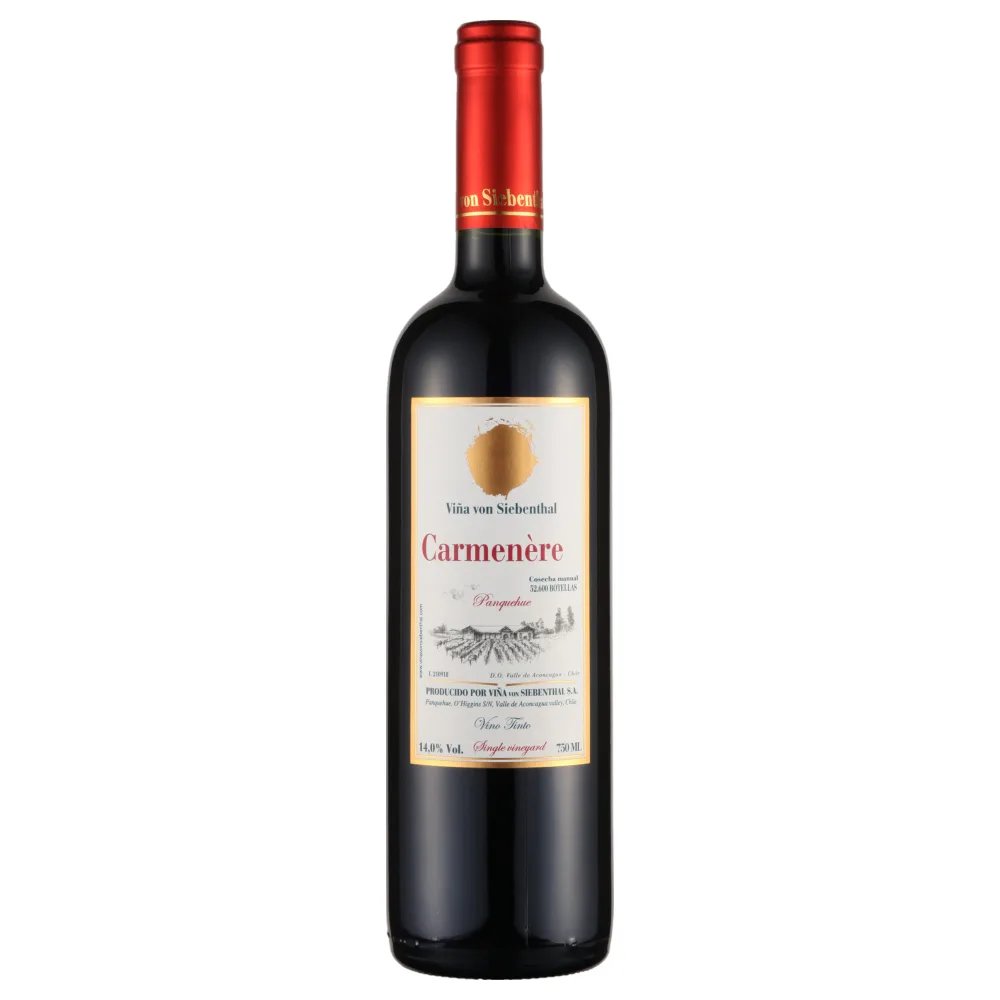 Vina von Siebenthal Gran Reserva Carmenere 2021