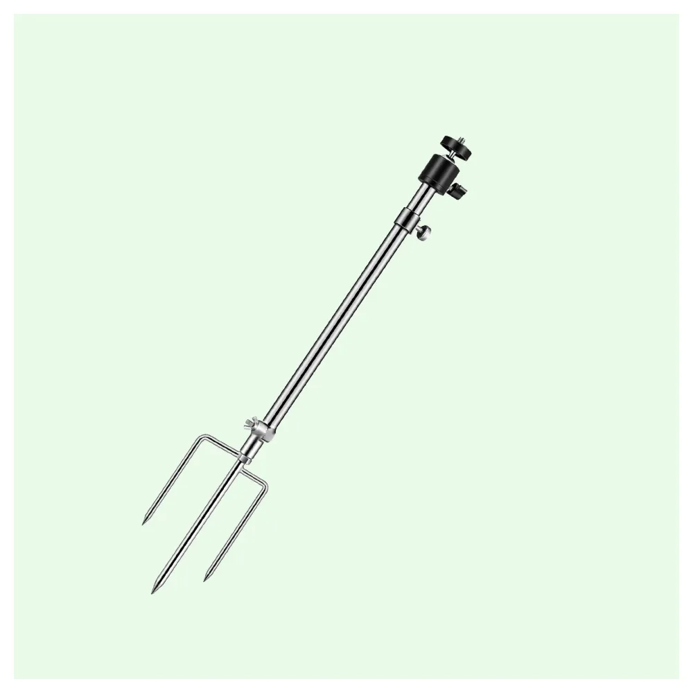 Wildkamera Halterung, Dicke Faltbare Edelstahlhalterung, 360° verstellbar, Universalgewindeanschluss 1/4''-20(6mm) für Solarpanel, Nachtangel-Lichter