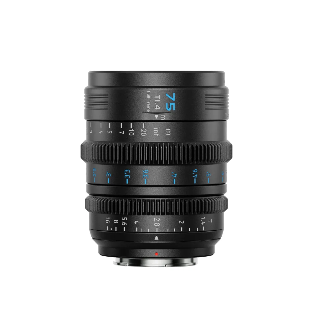 SIRUI Vision Prime 15/75/150 mm T1.4 Full-Frame Cine-Objektiv - 75mm / Black / User-interchangeable L/RF/Z Mount