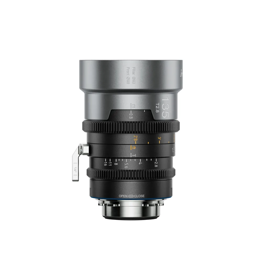 SIRUI IronStar 75/100/135 mm T1,9 1,5-fach Vollformat-Anamorphot-Cineobjektiv - 135mm / User-interchangeable EF/PL Mount / Blue