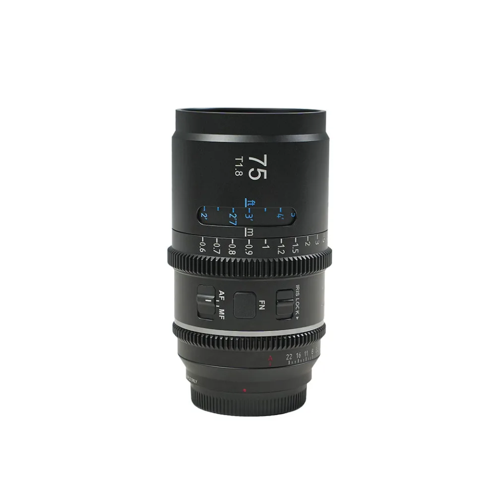 SIRUI Astra Serie 1,33x Vollformat Autofokus anamorphotisches Kino-Objektiv - 75mm / Blue / L