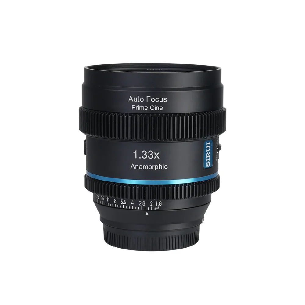 SIRUI 20mm T1.8 1,33X S35 AF Anamorphic Objektiv - Blue / E