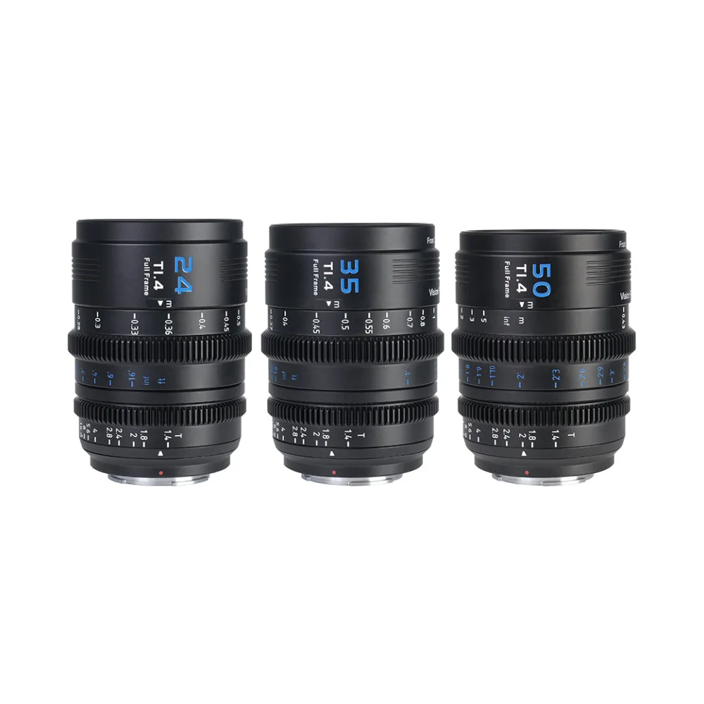 Vision Prime 1 T1.4 Vollformat-Kinoobjektiv - 3 Lens Set / Black