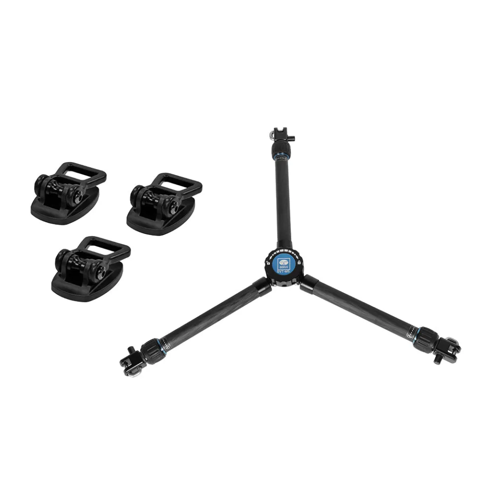 Mid-level Spreader & Horseshoe Feet For SIRUI SQ75+VHS-10 Twin-leg Tripod Kit - Mid-level Spreader + Horseshoe Feet