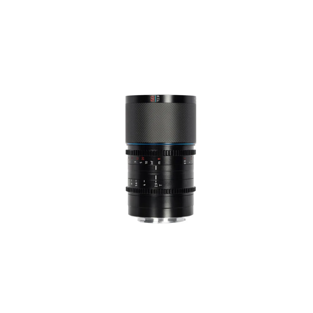 SIRUI Saturn 35/50/75mm T2.9 1.6x anamorphotes Carbon-Vollformat-Objektiv - for diverse Kameraanschlosse - 50mm / Neutral-Flare / DL-Mount