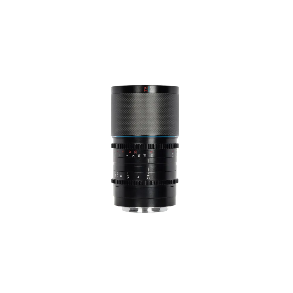 SIRUI Saturn 35/50/75mm T2.9 1.6x anamorphotes Carbon-Vollformat-Objektiv - for diverse Kameraanschlosse - 75mm / Neutral-Flare / L-Mount