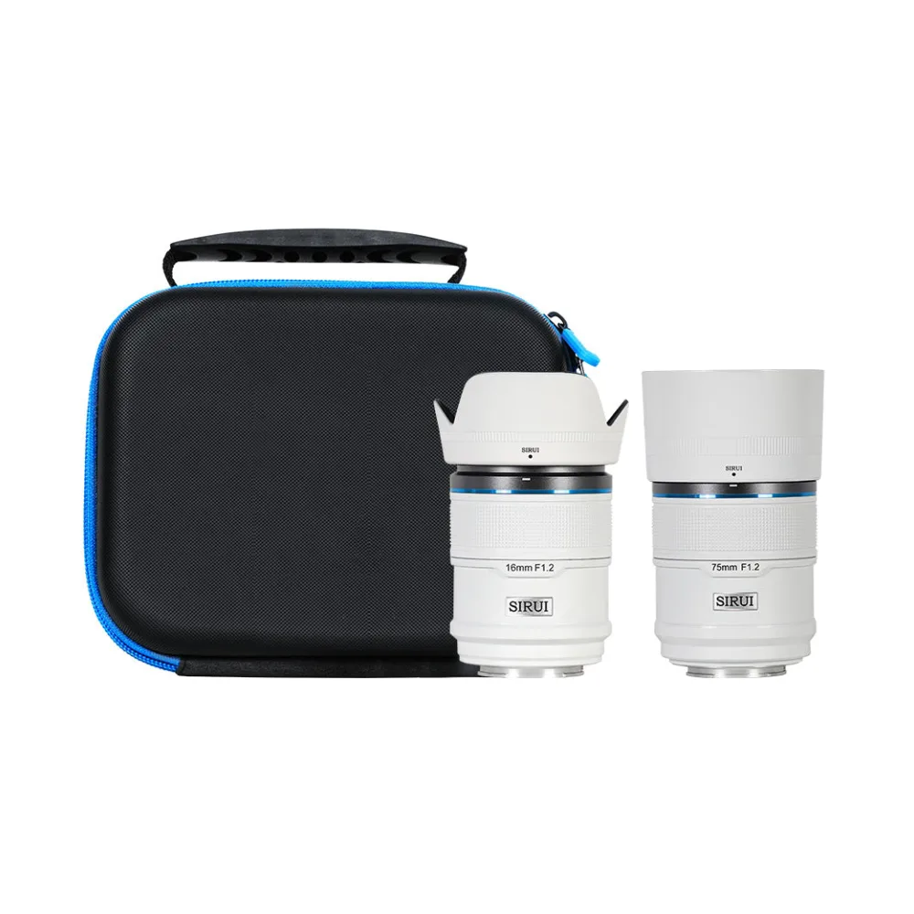 SIRUI Sniper Serie F1.2 APS-C Format Autofokus-Objektiv-Set - White / 16+75 / E