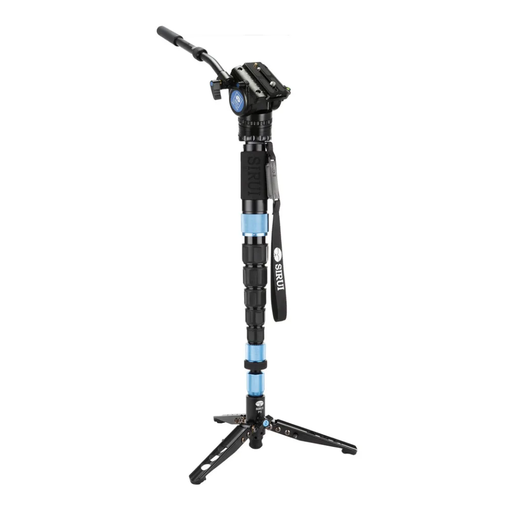 SIRUI P-426SR Multifunction - Einbeinstativ Carbon mit VH-10X Videoneiger - PSR-Serie