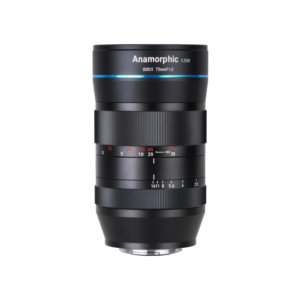SIRUI SR75 75mm f1.8 Anamorphes APS-C Objektiv 1.33x - for diverse Kameraanschlosse - MFT-Mount