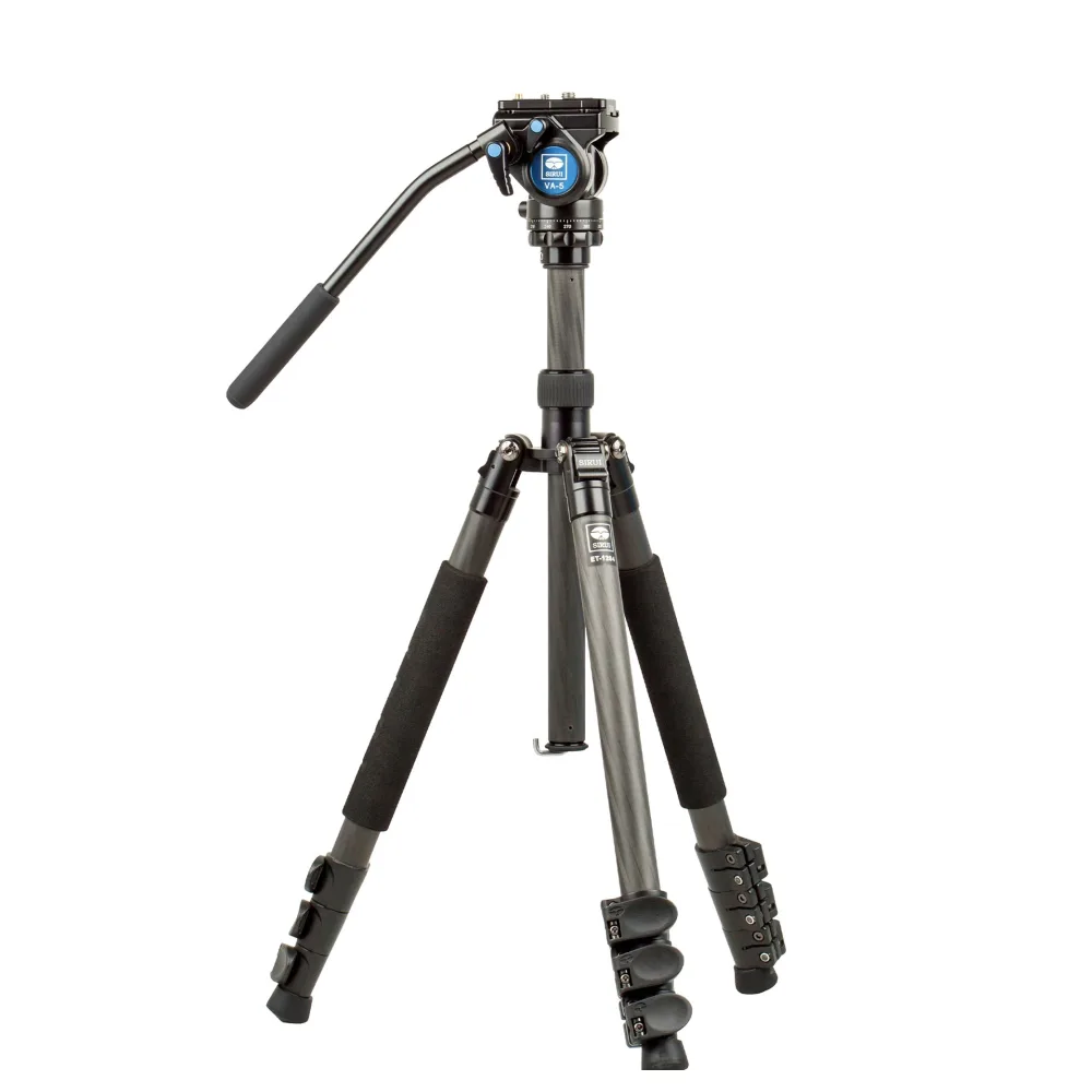 SIRUI ET-1204 Easy Traveler - Carbon Dreibeinstativ mit Videokopf VA-5