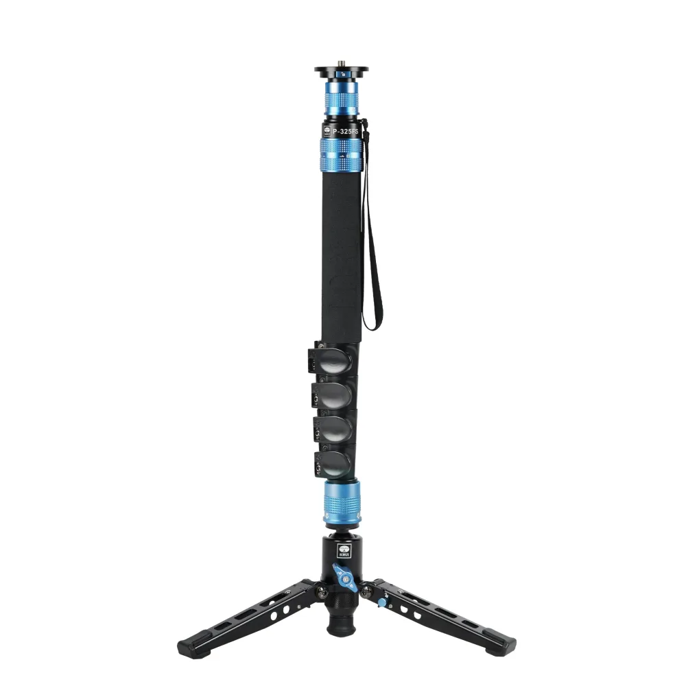 SIRUI P-325FS Carbon Einbeinstativ 140 cm mit Fliplocks + Standspinne
