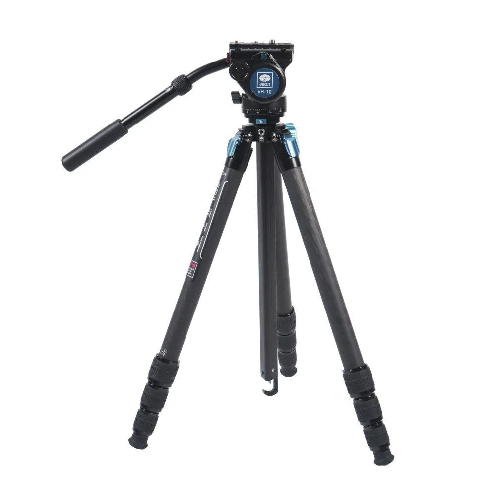 SIRUI ST-224 Superb Travel Dreibeinstativ Carbon 185 cm mit Videokopf VH-10 wasserdicht ST-Serie