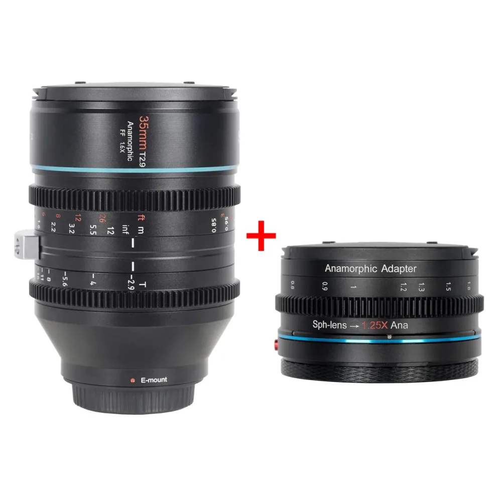 SIRUI Venus Vollformat-Anamorphic-Kinoobjektiv - 35+1.25X ADP / E-Mount