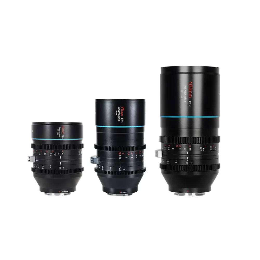 SIRUI Venus Vollformat-Anamorphic-Kinoobjektiv - 35+75+150 / L-Mount