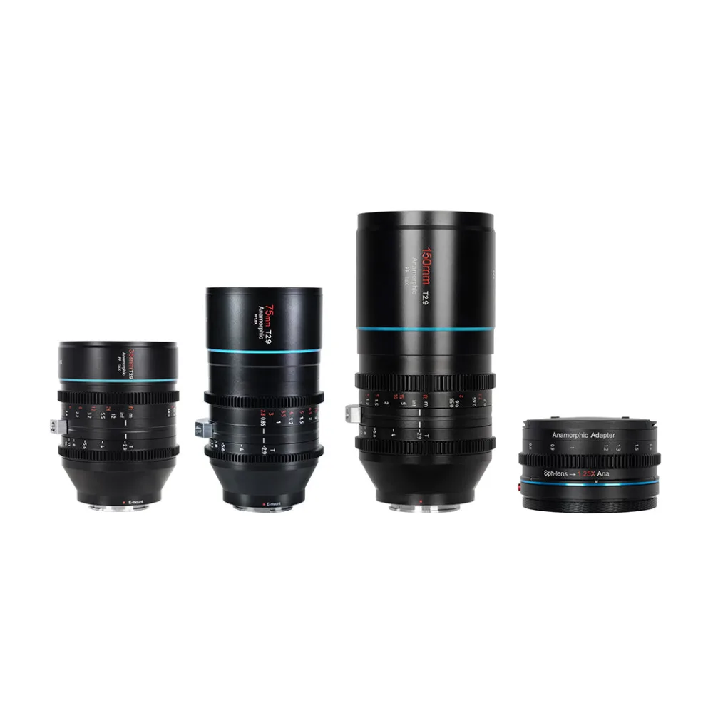 SIRUI Venus Vollformat-Anamorphic-Kinoobjektiv - 35+75+150+1.25X ADP / L-Mount