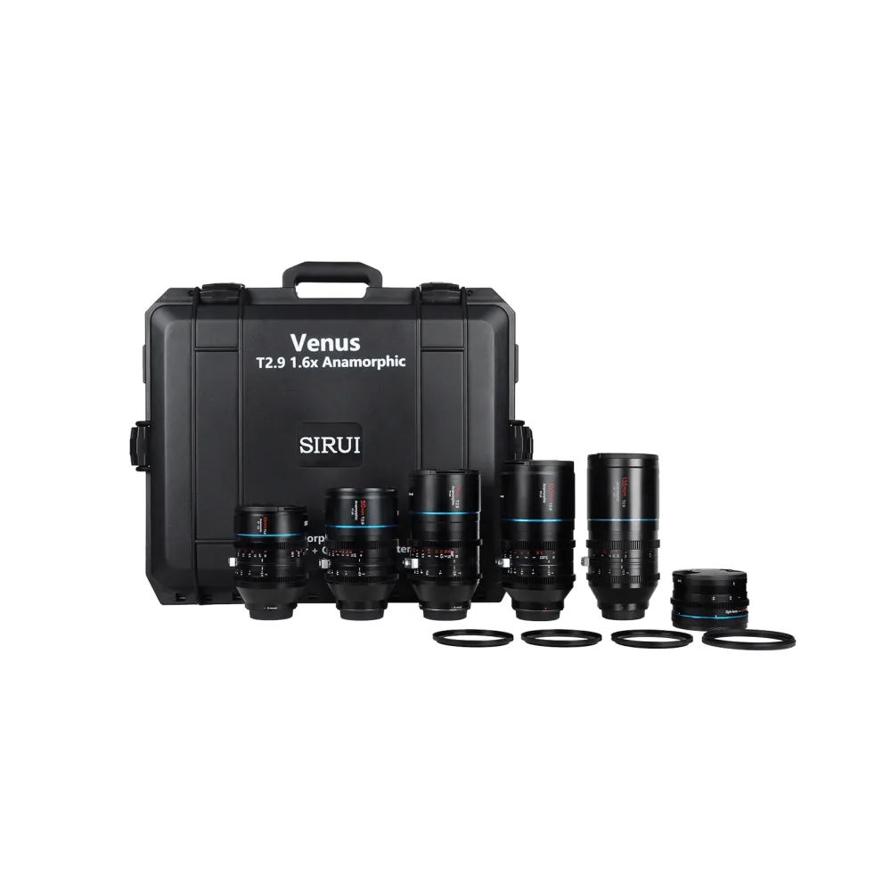 SIRUI Venus Vollformat-Anamorphic-Kinoobjektiv - 35+50+75+100+150+1.25X ADP / E-Mount