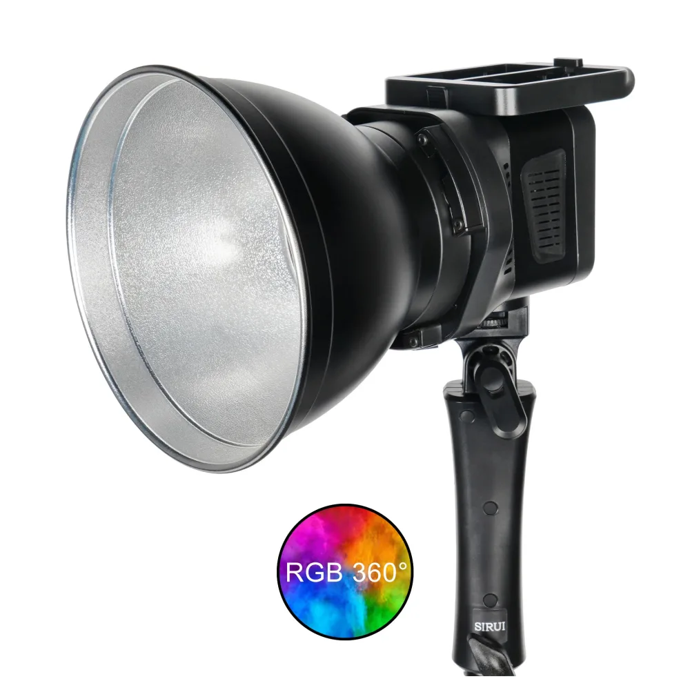 SIRUI C60R LED-Dauerlicht RGB-360m-Color 60W - superleise 20dB - Foto- + Videoleuchte